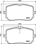 TEXTAR Set Placute Frana, Frana Disc 2294201 Mercedes-Benz A-Class/B-Class/Cla/Gla/Glb