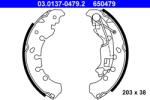 ATE Set Saboti Frana 03.0137-0479.2 Chrysler Ypsilon Citroën Nemo Fiat Fiorino/Idea (03.0137-0479.2)