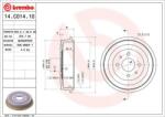 BREMBO Tambur Frana 14. C014.10 Chrysler Ypsilon Citroën Nemo Fiat Panda Lancia Ypsilon