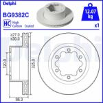 DELPHI Disc Frana Bg9382C Man Tge Vw Crafter/Grand California (BG9382C)