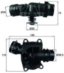 MAHLE Termostat, Lichid Racire Ti23388 Bmw 3/5/7/X5 Land Rover Range Rover Iii
