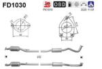 AS Filtru Funingine/Particule, Sist. De Esapament Fd1030 Mitsubishi Outlander Ii