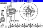 ATE Disc Frana 24.0111-0101.2 Renault Laguna Ii/Scénic Ii (24.0111-0101.2)