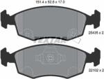 TEXTAR Set Placute Frana, Frana Disc 2543501 Fiat 500/500 C