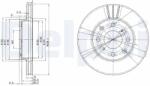 DELPHI Disc Frana Bg2673 Honda City V/Civic Iv/Civic V/Civic Vi/Civic Vi Aerodeck (BG2673)