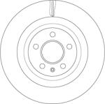 TRW Disc Frana Df4860S Audi A4 B8/A5/Q5