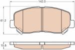 TRW Set Placute Frana, Frana Disc Gdb3562 Mazda Cx-5 Mazda (Changan) Cx-5