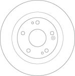 TRW Disc Frana Df6705 Honda Civic X (DF6705)
