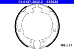 ATE Set Saboti Frana, Frana De Mana 03.0137-3032.2 Hyundai Santa Fé Ii