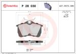 BREMBO Set Placute Frana, Frana Disc P28030 Honda Accord Vi/Accord Vi Aerodeck (P28030)