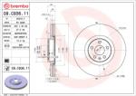 BREMBO Disc Frana 09. C936.11 Volvo C40/S60 Iii/S90 Ii/V60 Ii/V60 Ii Cross Country/Xc40