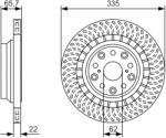 Bosch Disc Frana 0986479T35 Lexus Ls (0986479T35)