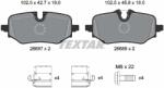 TEXTAR Set Placute Frana, Frana Disc 2668701 Bmw 1/2 Active/2 Gran/X1/X2/Ix