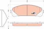 TRW Set Placute Frana, Frana Disc Gdb3484 Lexus Lm/Nx/Rx Toyota Alphard / Vellfire
