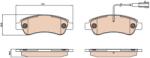 TRW Set Placute Frana, Frana Disc Gdb2068 Citroën Jumper Ii Fiat Ducato Opel Movano C