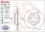 BREMBO Disc Frana 09.9581. 11 Bmw X3 (09.9581.11)
