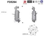 AS Filtru Funingine/Particule, Sist. De Esapament Fd5264 Opel Zafira Tourer C