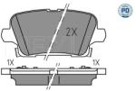 MEYLE Set Placute Frana, Frana Disc Puntea Spate 0252212317/Pd Opel Insignia B