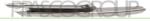 PRASCO Banda De Protectie, Bara De Protectie Spate Dreapta Bm0282143 Bmw 3