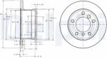 DELPHI Disc Frana Bg3237 Mercedes-Benz G-Class/Sprinter 2-T/Sprinter 3-T/Sprinter 4-T
