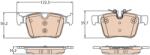 TRW Set Placute Frana, Frana Disc Gdb2110 Jaguar E-Pace/F-Pace/Xe/Xf Ii/Xf Sportbrake (GDB2110)