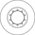 TRW Disc Frana Df6049 Ford Transit