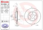 BREMBO Disc Frana 09. B565.11 Infiniti Esq Nissan Bluebird Sylphy / Sylphy Iii/Juke