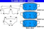 ATE Set Placute Frana, Frana Disc 13.0460-5683.2 Suzuki Baleno