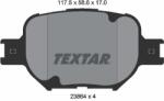 TEXTAR Set Placute Frana, Frana Disc 2386401 Scion Tc Toyota Allion I/Brevis/Caldina