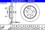 ATE Disc Frana 24.0116-0117.1 Daihatsu Terios Toyota Cami Autoturism De Teren, (24.0116-0117.1)
