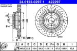 ATE Disc Frana 24.0122-0297.1 Mercedes-Benz Gl-Class/M-Class
