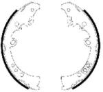 TEXTAR Set Saboti Frana 91066300 Toyota Fortuner/Hilux Champ/Hilux Vii/Hilux Viii