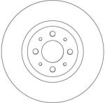 TRW Disc Frana Df4377 Alfa Romeo Mito Chrysler Delta Fiat Bravo Ii/Stilo/Stilo Multi