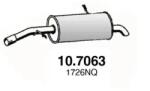 ASSO Toba Esapament Finala 10.7063 Citroën C2/C2 Enterprise/C3 I/C3 Picasso/C4 Cactus (10.7063)