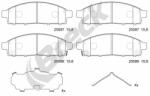 BRECK Set Placute Frana, Frana Disc 250870070100 Mitsubishi L200 / Triton Nissan Nv200 (250870070100)