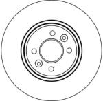 TRW Disc Frana Df4110 Dacia Dokker/Lodgy Renault Captur I/Clio Ii/Clio Iii/Clio V