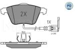 MEYLE Set Placute Frana, Frana Disc Punte Fata 0252402120/Pd Audi A3/Tt Vw Golf Vi (0252402120/PD)