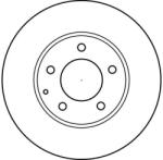 TRW Disc Frana Df4012 Mazda Mpv Ii/Xedos 9 (DF4012)