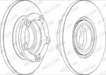 FERODO Disc Frana Ddf1573-1 Ford Transit/Transit Tourneo (DDF1573-1)