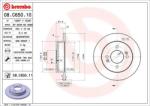 BREMBO Disc Frana 08. C650.11 Hyundai I10 Ii/I10 Iii (08.C650.11)
