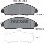 TEXTAR Set Placute Frana, Frana Disc 2243901 Nissan Navara Np300/Navara Np300 Pick-Up (2243901)