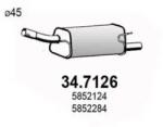 ASSO Toba Esapament Finala 34.7126 Opel Corsa C (34.7126)