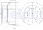 DELPHI Tambur Frana Bf467 Ford Transit (BF467)