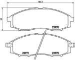 BREMBO Set Placute Frana, Frana Disc P56049 Baic-Orv Bj40/Bj40L Plus/Bj80 Nissan Navara (P56049)