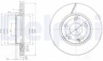 DELPHI Disc Frana Bg3845C Mercedes-Benz A-Class/B-Class