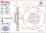 BREMBO Disc Frana 09. D898.13 Bmw 7/8/8 Gran/X4/X5/X6/X7 Rolls-Royce Cullinan (09.D898.13)
