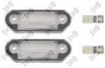 ABAKUS Iluminare Numar De Circulatie Pe Ambele Parti 048-03-905Led Skoda Octavia I (048-03-905LED)