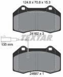 TEXTAR Set Placute Frana, Frana Disc 2416202 Abarth Grande Punto Alfa Romeo Mito