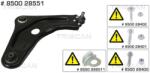TRISCAN Brat, Suspensie Roata 850028551 Citroën C3 Iii/C3 Picasso/C4 Cactus Ds Ds 3 (850028551)