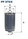 FILTRON Filtru Combustibil Pp979/6 Hyundai Grand Santa Fé/Santa Fé Iii/I30/I30 Kombi (PP979/6)
